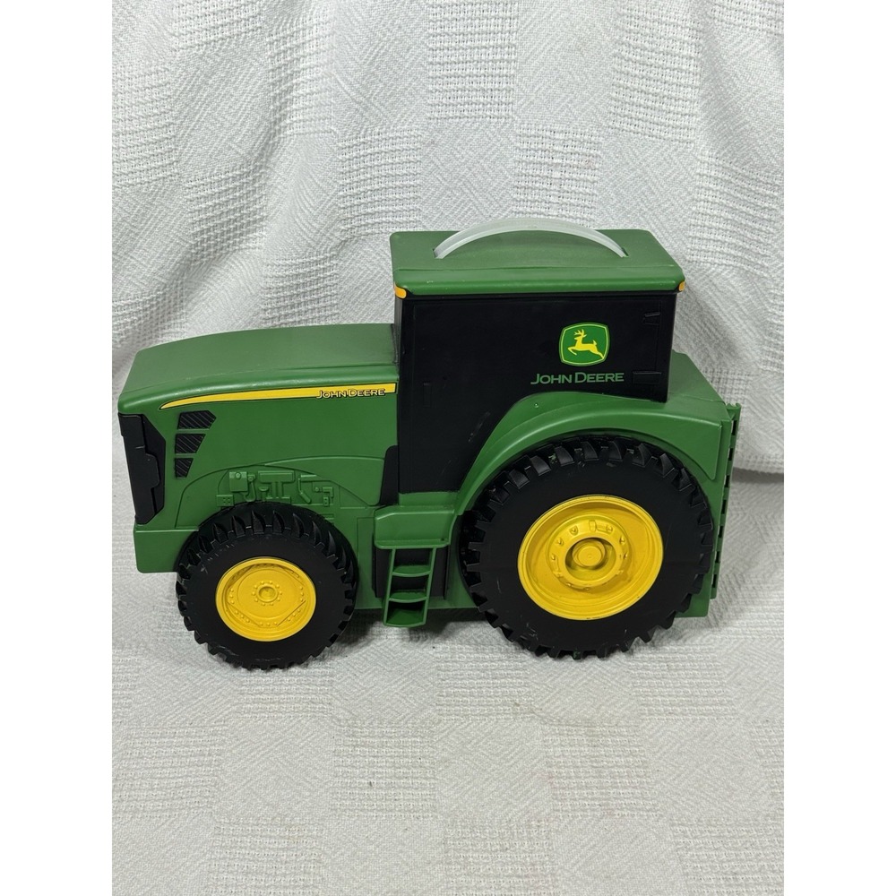 John Deere Toy Tractor Shaped Storage Carrying Case‎ For Farm Vehicles ERTL